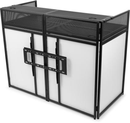 Professional Foldable DJ Booth System Pro with TV Mount