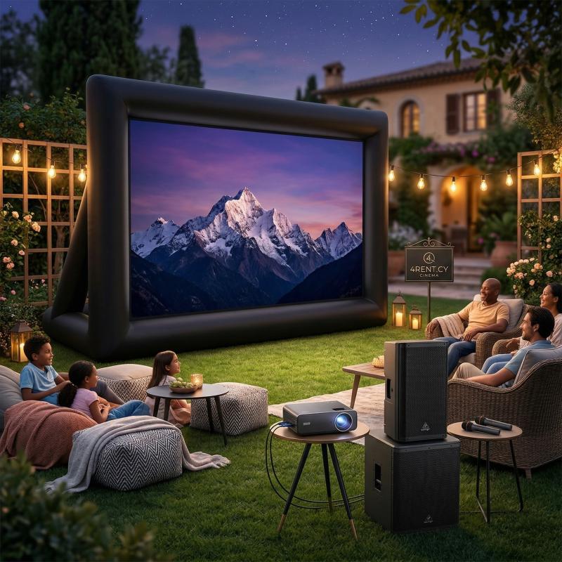 192-inch Giant Inflatable Movie Screen (5+ Meters Wide)