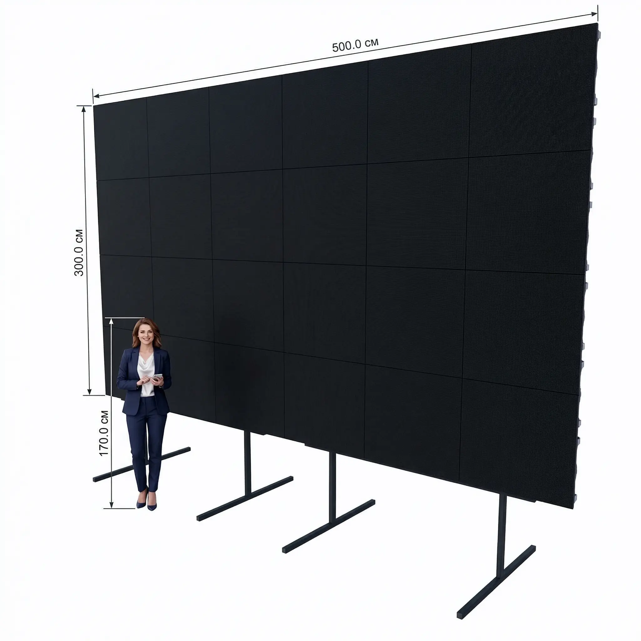 Large Outdoor/Indoor LED Video Wall 5m x 3m