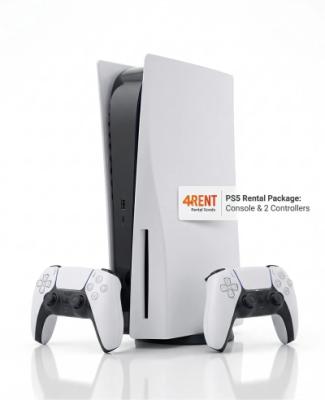PlayStation 5 (PS5) Rental + 2 DualSense Controllers