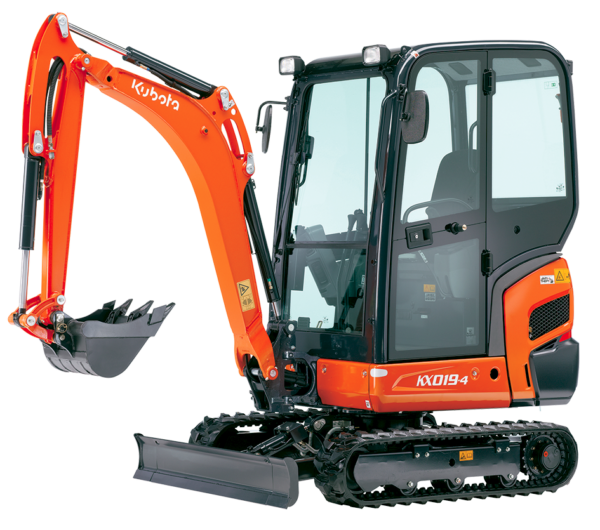 Kubota KX019-4 Mini Excavator (1.9t)