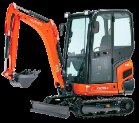 Kubota KX019-4 Mini Excavator (1.9t)
